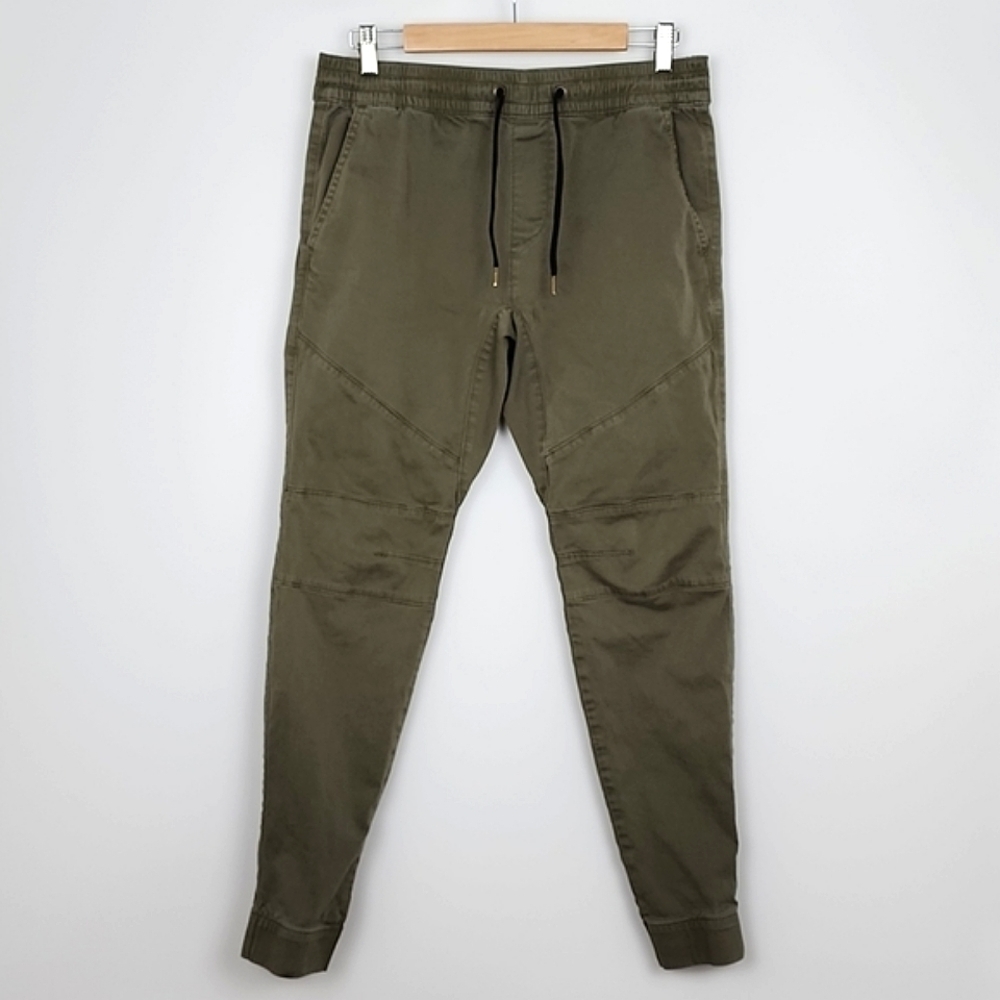 Hollister Women's Skinny Jogger Advanced Stretch Pants Army Green Size Small